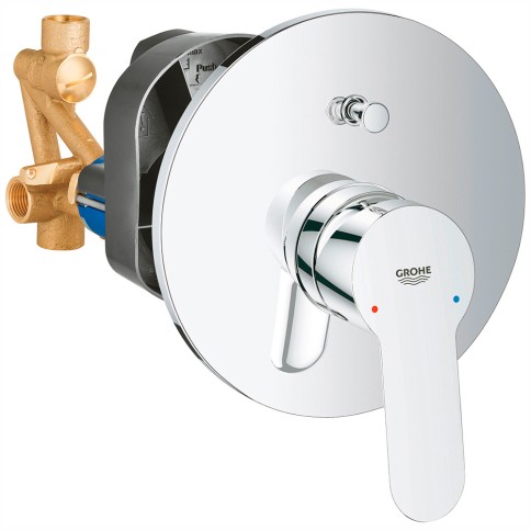 Miscelatore rubinetto incasso doccia con deviatore bauedge grohe