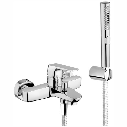 Miscelatore vasca con doccia linea spartaco