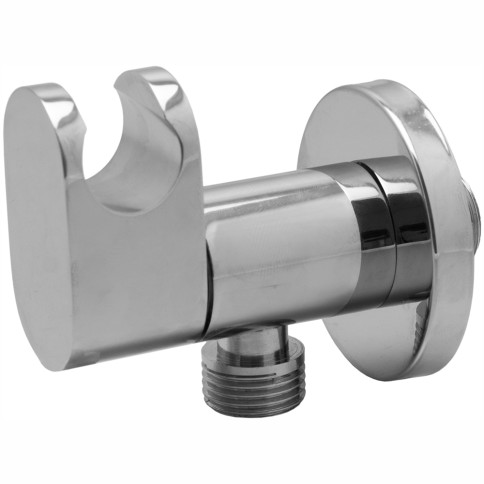 Supporto con presa d'acqua e rubinetto in ottone 1/2