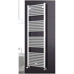 Termoarredo scaldasalviette a tubi orizzontali bianco 1385x550 interasse 500 lisa cordivari