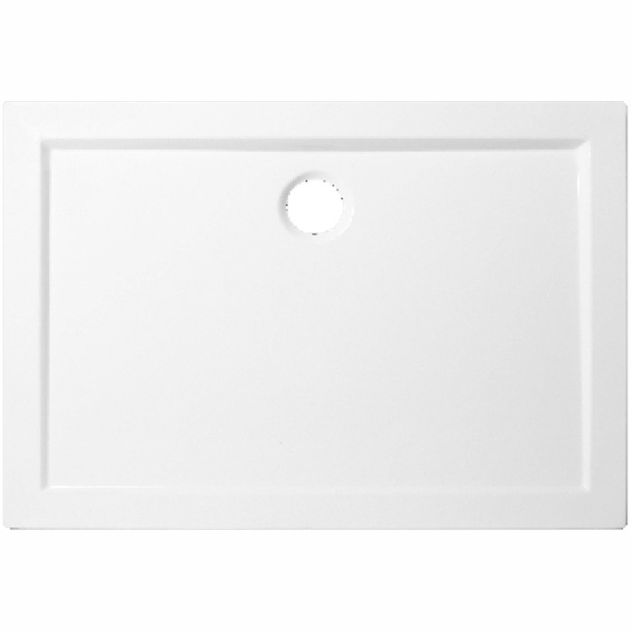Piatto doccia ribassato h. 5 cm 80x140 bianco
