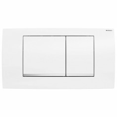 Placca di comando twinline twico bianca 115.899.kj.1 geberit