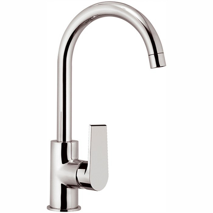 Miscelatore lavello monoforo bocca alta leva laterale linea artic