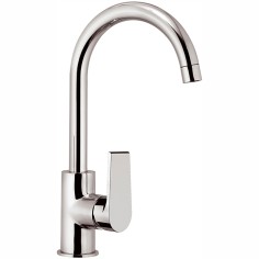 Miscelatore lavello monoforo bocca alta leva laterale linea artic