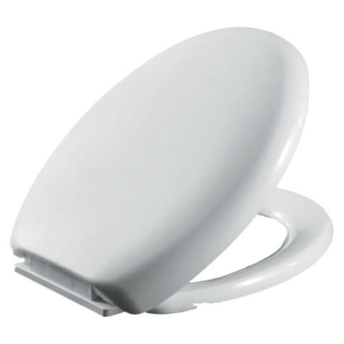 Sedile copriwater wc universale in polipropilene bianco