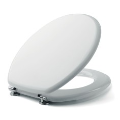 Sedile copriwater wc universale in mdf bianco pegaso metaform
