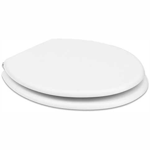 Sedile copriwater wc universale in resina termoplastica bianco