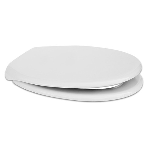 Sedile copriwater wc universale in resina termoplastica bianco olimpus