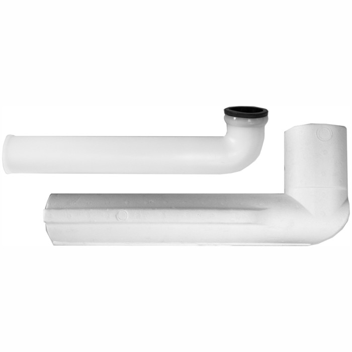 Tubo di scarico completo di protezione eps per cassetta diamante evo