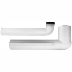 Tubo di scarico completo di protezione eps per cassetta diamante evo