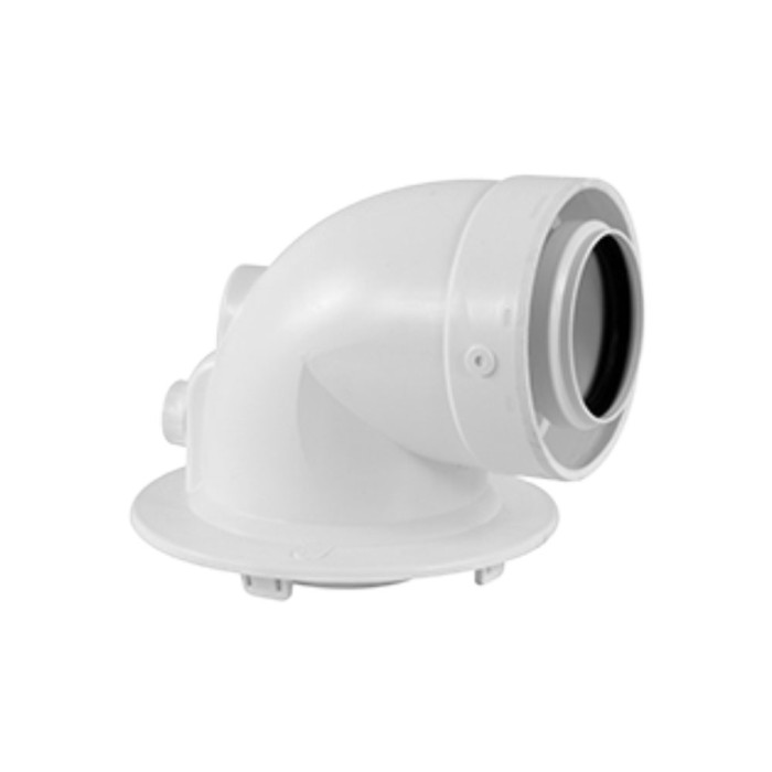 Curva coassiale 90° ribassata d. 60/100 baxi