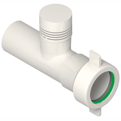 Valvola di immissione aria airpipe canotto d. 40 x 140 mm - attacco femmina d. 40 x 1.1/2