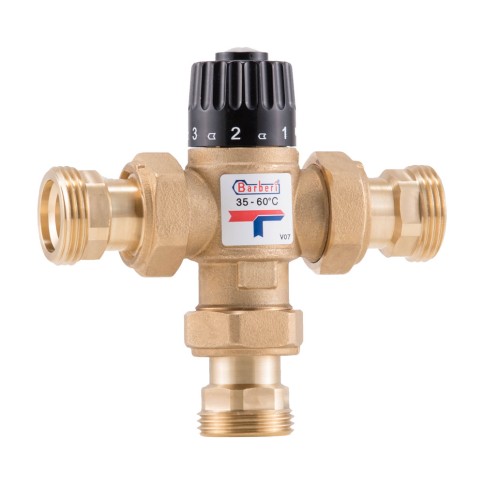 Valvola termostatica miscelatrice  3/4 - pn 10 con codoli barberi
