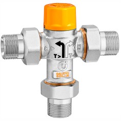 Valvola deviatrice termostatica regolabile per pannelli solari 3/4 caleffi