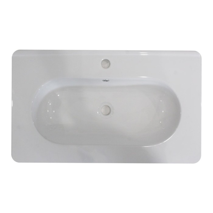 Lavabo in ceramica venere per mobile bagno 70 cm